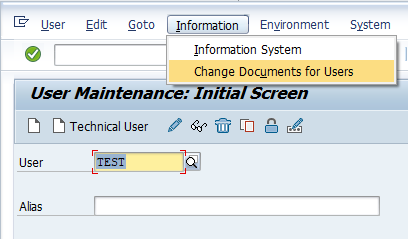 Change Documents for Users in SAP