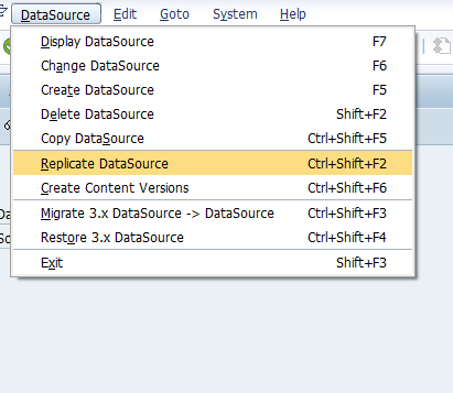 DataSource ---> Replicate Datasource