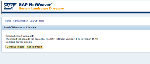 SAP_CR from version 14.12 to version 15.10