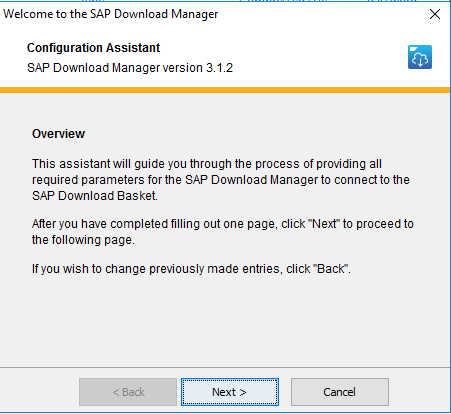 SAP Download Manager version 3.1.2