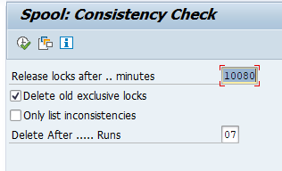 RSPO1043: Spool consistency check