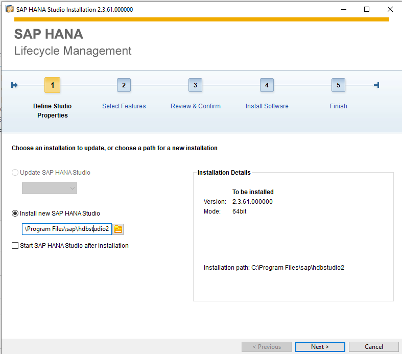 SAP HANA Lifecyle Management