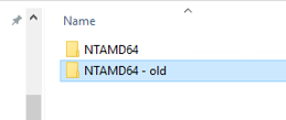 Backup NTAMD64 folder