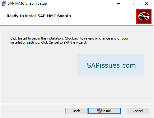 SAP Management Console installation